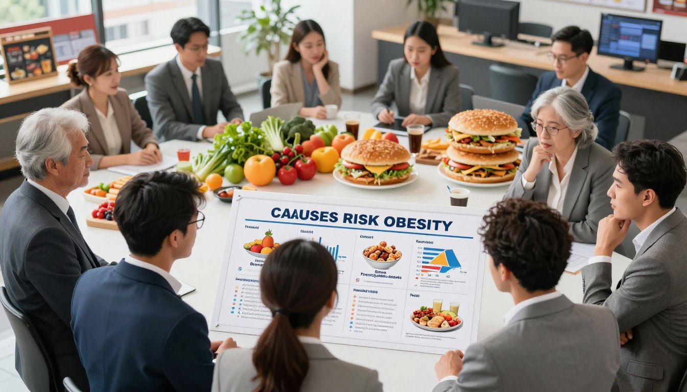 Causes of obesity risk factors